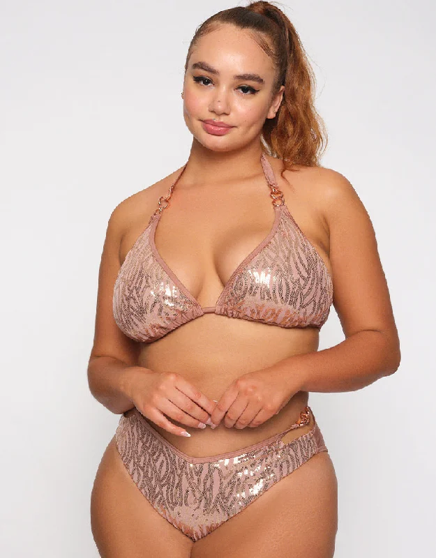 Ann Summers Suncity Bikini Top Gold