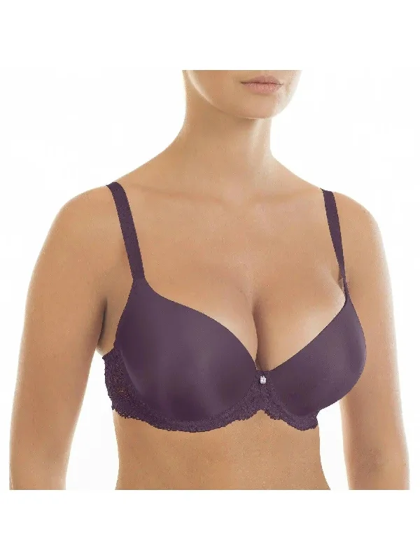 Black Currant Victoria Push Up Bra