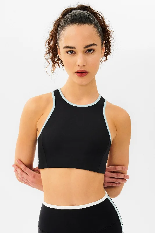 Blake Rigor Bra - Black/teal