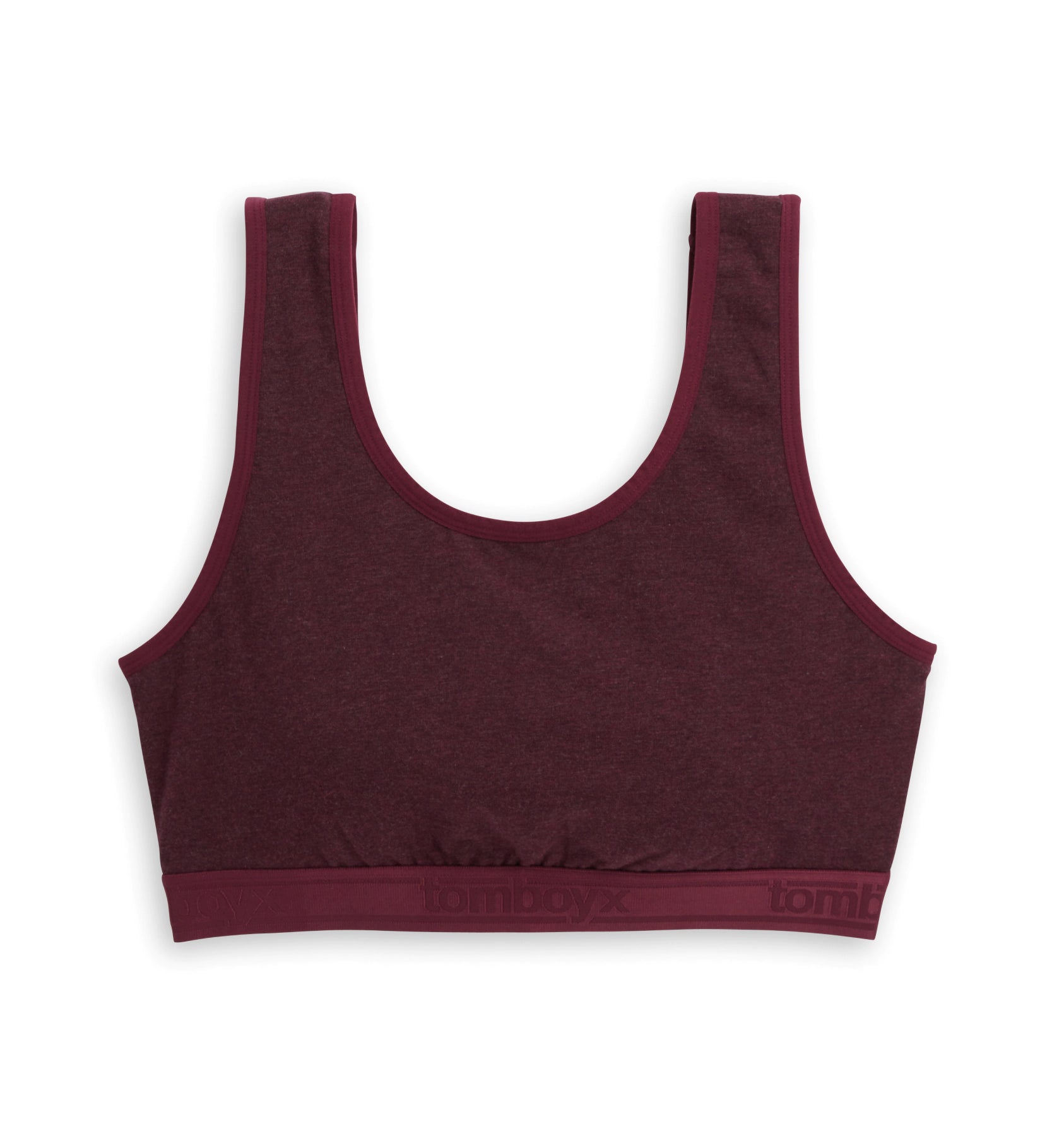 Essentials Soft Bra - Black Cherry Heather