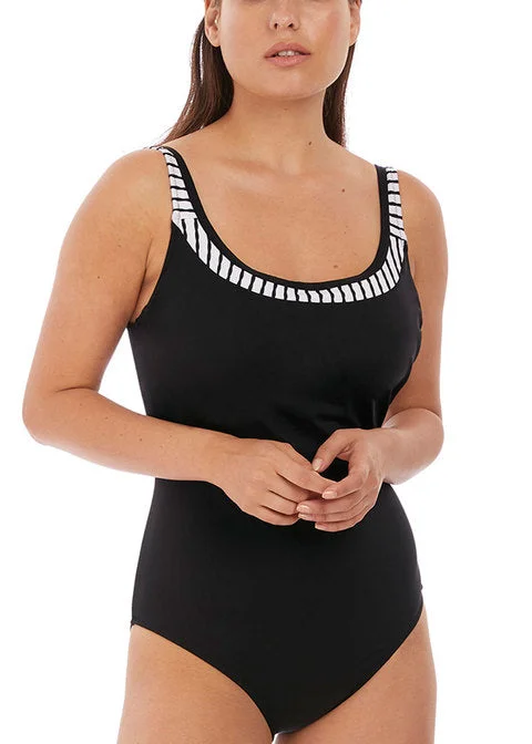 Fantasie San Remo Uw Scoop Back Suit, Black & White