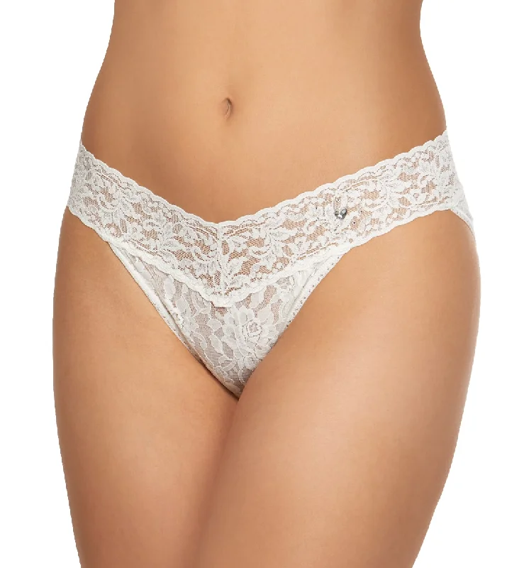 Hanky Panky Crystal Heart V-kini (482SWHRT) - Marshmallow