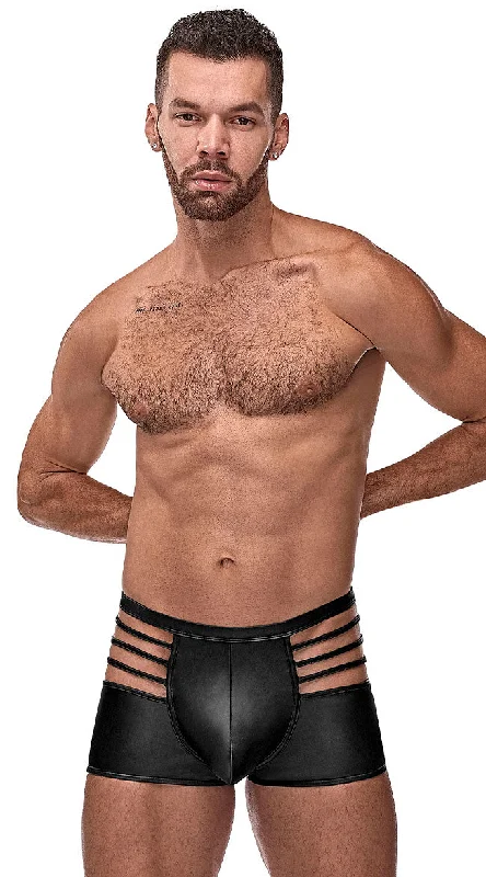 Men's Caged Wet Look Boxer Short