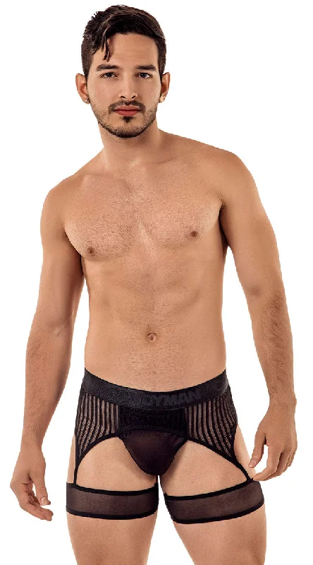 Men's I Sheer Your Request Garter Thong