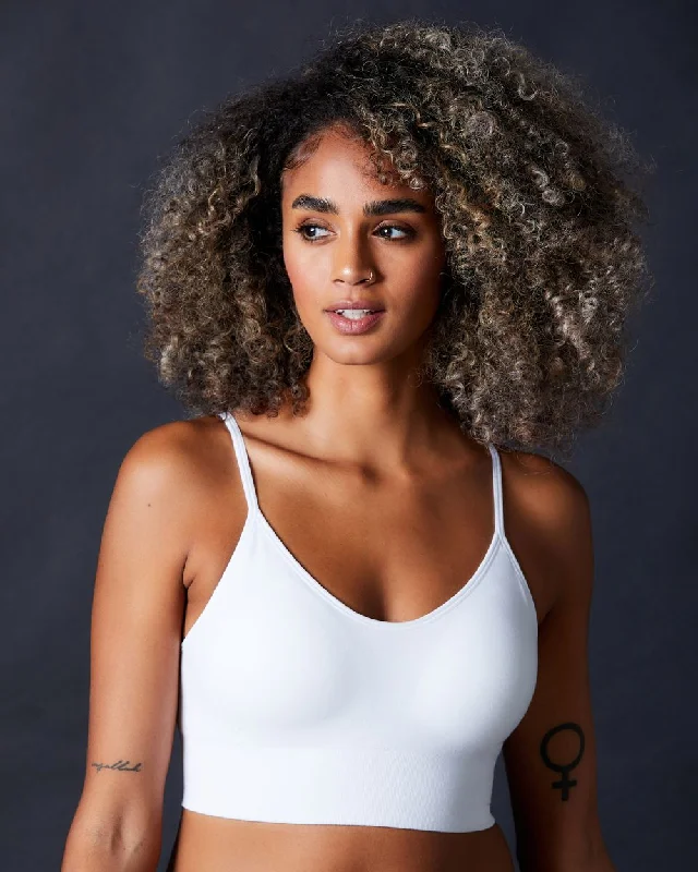 Cabana Cotton Seamless Crop Cami Bralette