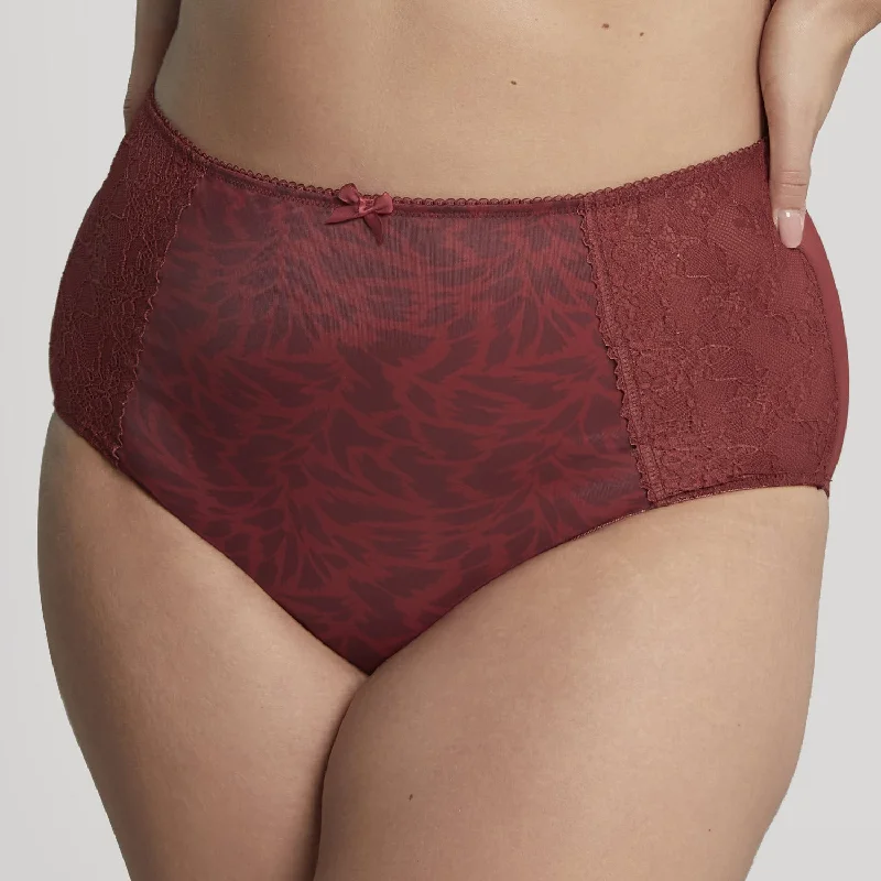 Panache Sculptresse Chi Chi Red Animal Brief Panty 7692