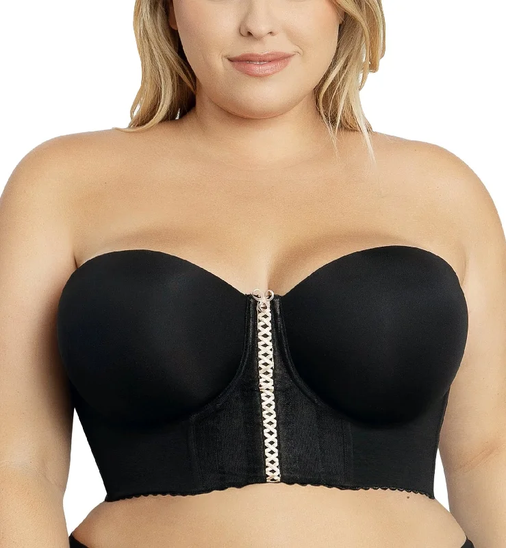 Parfait Shea Molded Strapless Underwire Longline Bra (P60671) - Black