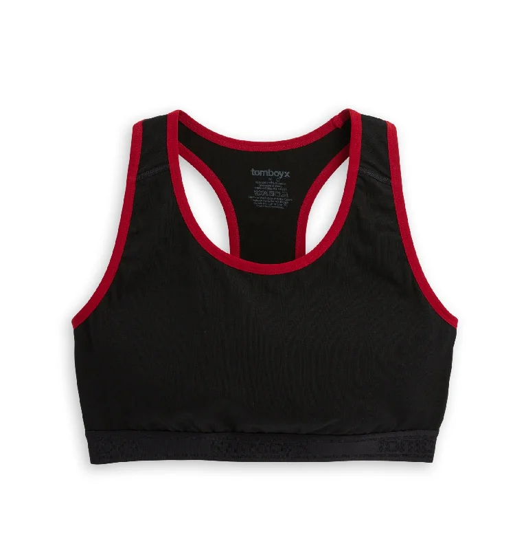 Racerback Soft Bra - Red Edge