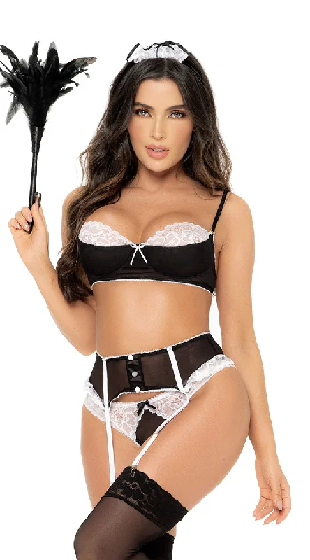 Sultry French Maid Lingerie Costume