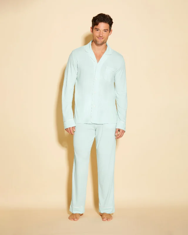 Ensemble De Pyjama Classique À Manches Longues Et Pantalon Pour Hommes