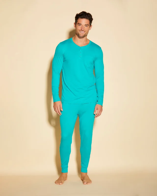 Henley & Jogger Pyjama-Set Für Männer