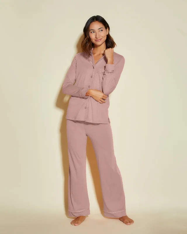 Petite Long Sleeve Top & Pant Pajama Set