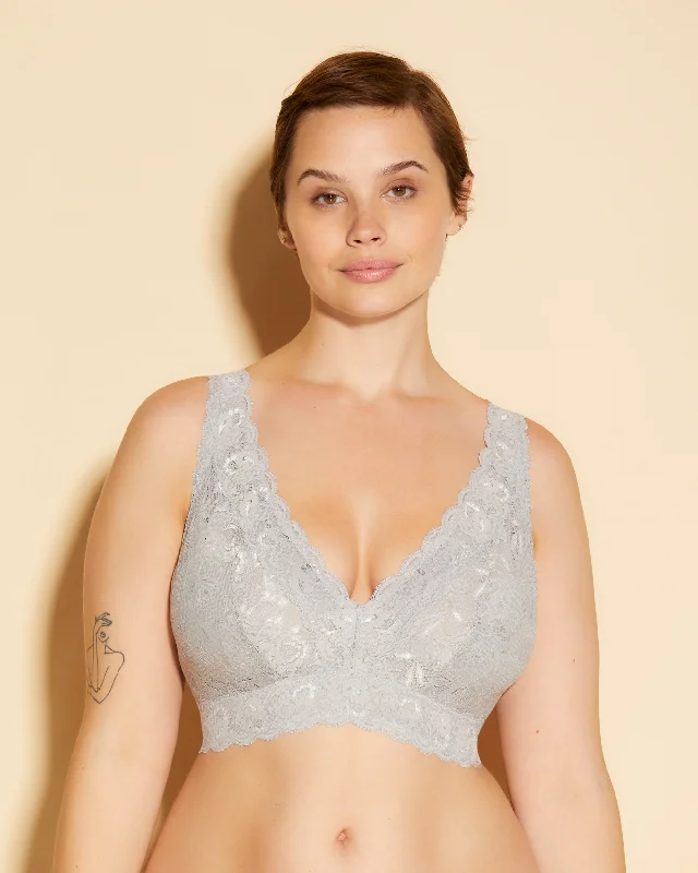 Bralette Super Curvy A Corpetto Con Scollatura A V