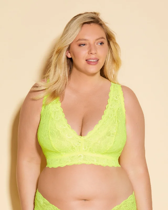 Ultra Curvy Longline-Bralette Plungie