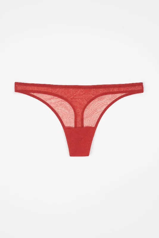 Bare Minimal Thong | Crimson