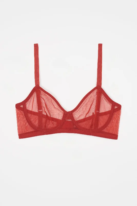 Bare Minimal Underwire Bra | Crimson