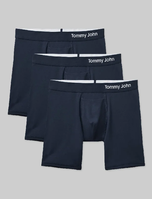 Cool Cotton Mid-Length Boxer Brief 6" (3-Pack)