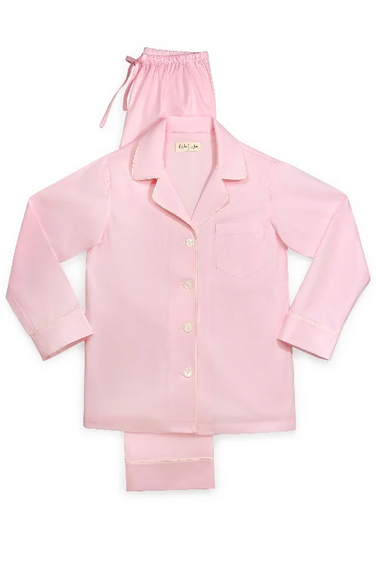 Rose Cotton Oxford Pajamas