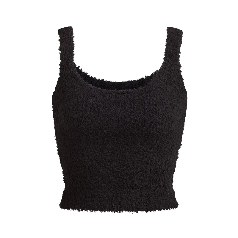 COZY KNIT TANK  | ONYX