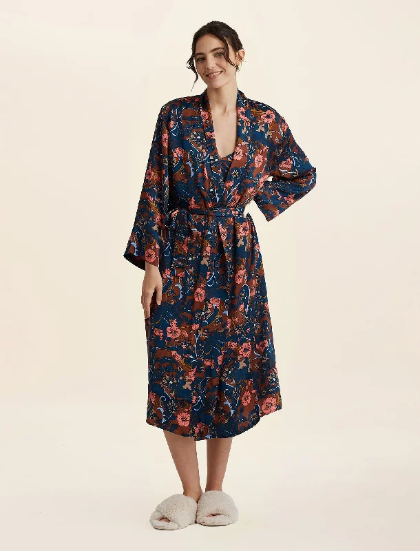 Karen Walker '60s Floral Robe