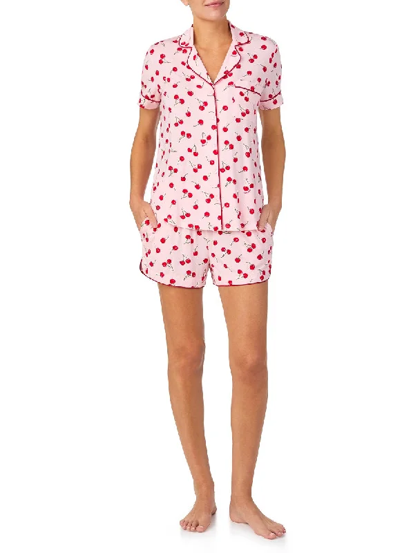 Kate Spade Sleepwear Sweet Cherries Short Sleeve & Shorts PJ Set 12725