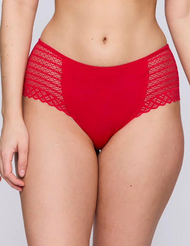 Prima Donna Twist East End True Red Full Hotpant Panty 0541932