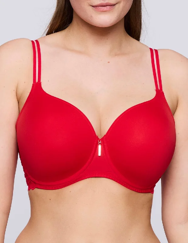 Prima Donna Twist East End True Red Heart Shaped Balcony Bra 0241930