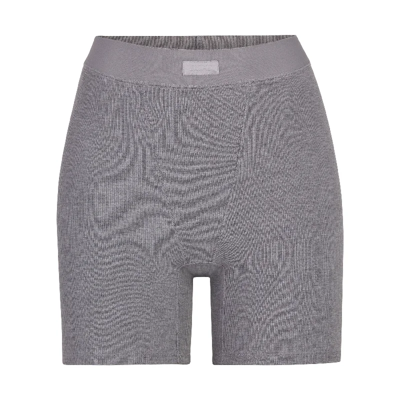 SOFT LOUNGE BOXER | HEATHER GREY